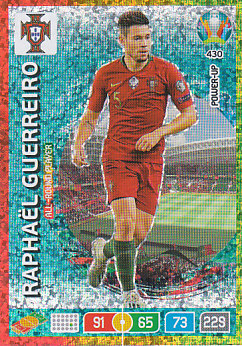 Raphael Guerreiro Portugal Panini UEFA EURO 2020 POWER-UP - All-round Player #430